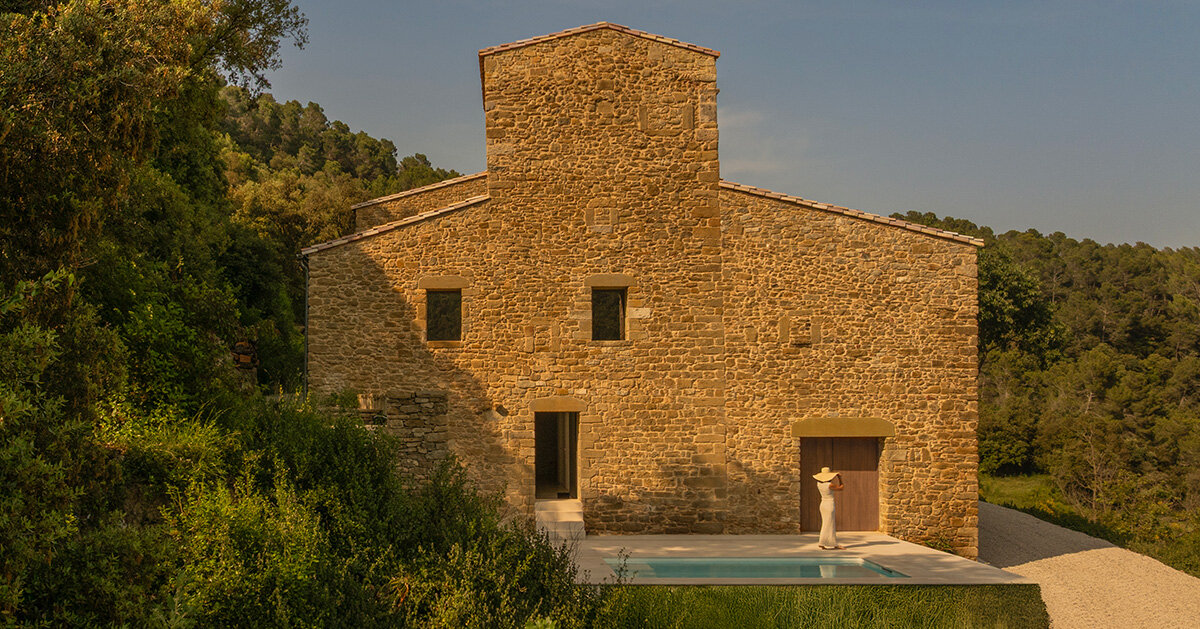 fran silvestre restores limestone farmhouse in spain