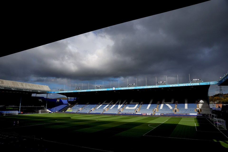 Sheffield Wednesday home stadium Hillsborough.
