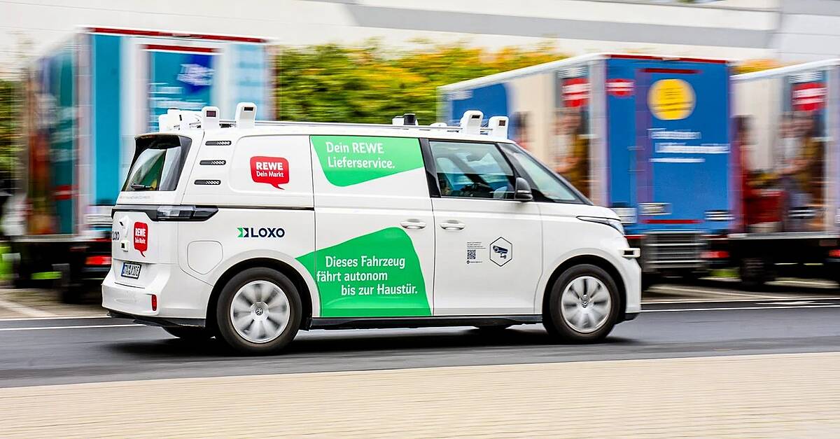 Germany's REWE Tests Self-Driving Delivery Vehicles