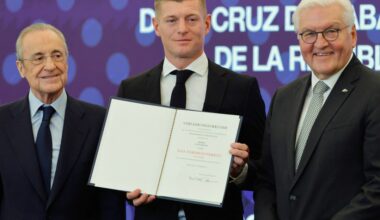 Toni Kroos: “This is the highest award you can receive in Germany, I’m very happy”