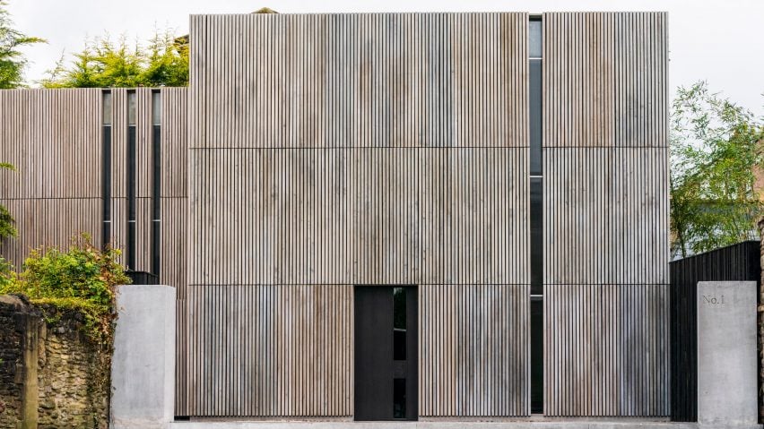 The exterior facade of One Folgate Street house