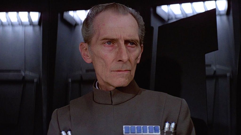 Grand Moff Tarkin in Star Wars: A New Hope.