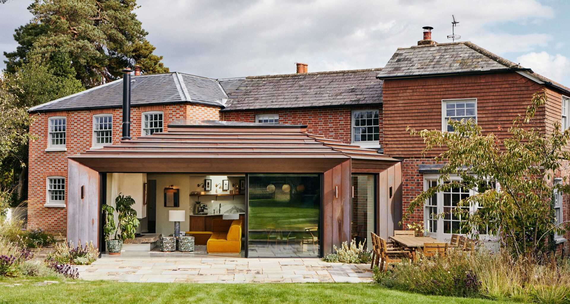 Jackson Design Studio adds copper extension to Hops House in West Sussex