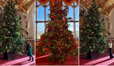 First look at Windsor Castle's sparkly Christmas décor