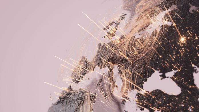 3d rendered image, perfectly usable for all kinds of topics related to big data, global business and finance or climate change.