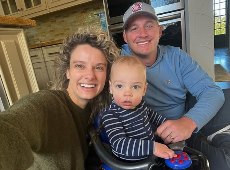 Straka and his wife now have two sons after first-born Leo was joined by Thomas