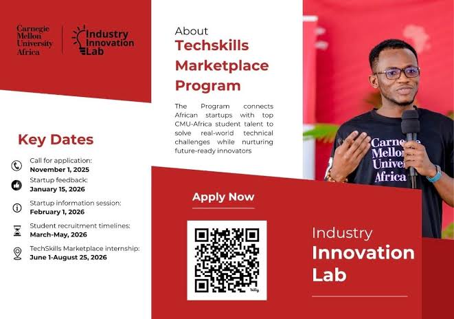 Call For Applications: CMU-Africa TechSkills Marketplace 2026 For MSMEs and