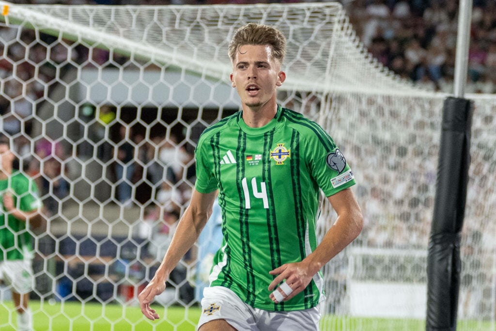 Isaac Price in action for Northern Ireland