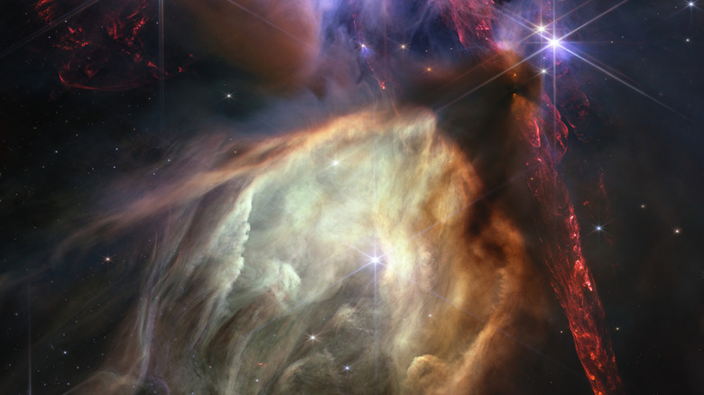 The Rho Ophiuchi cloud complex as taken by the James Webb Telescope