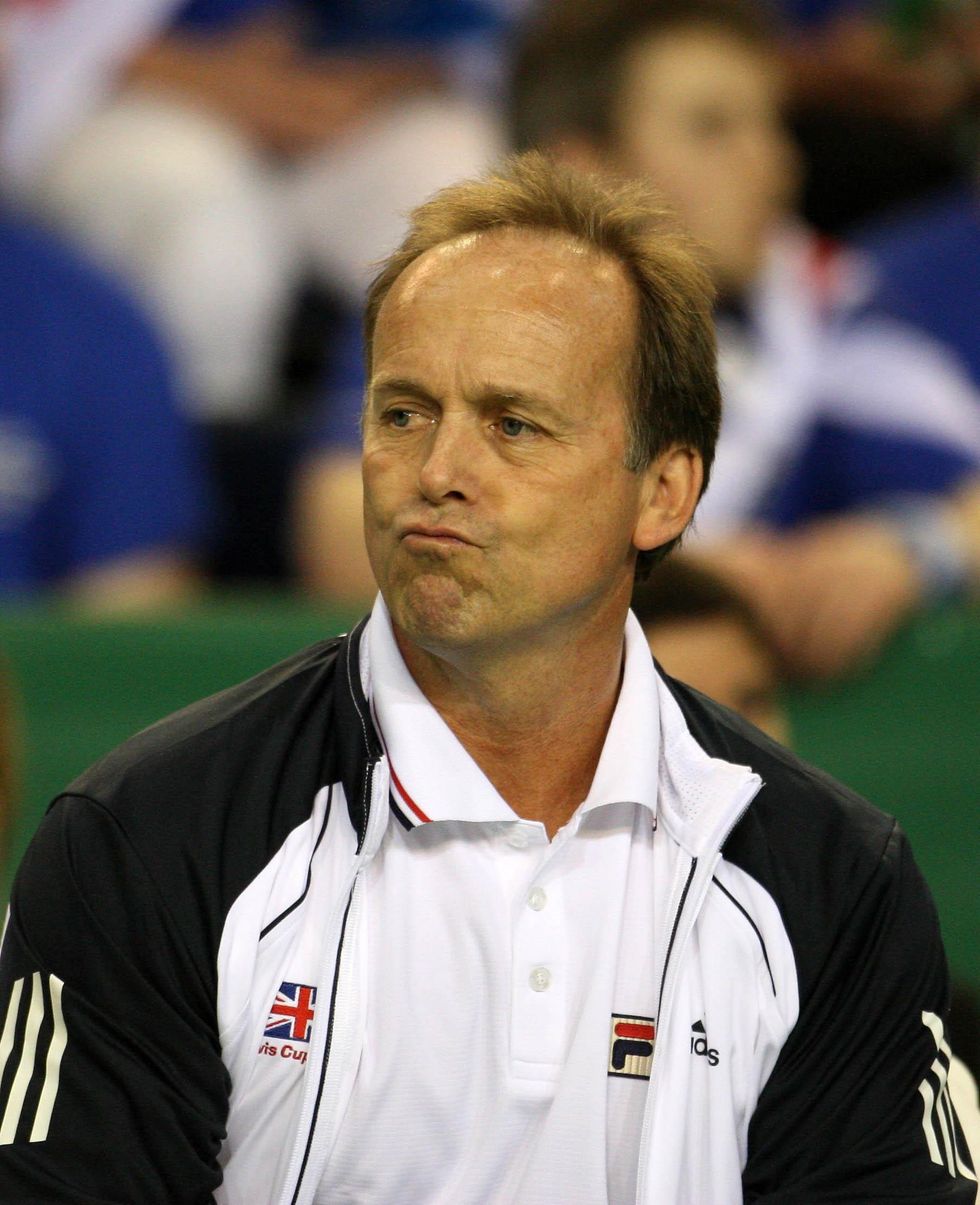 John Lloyd had coached Great Britain at the Davis Cup in the past