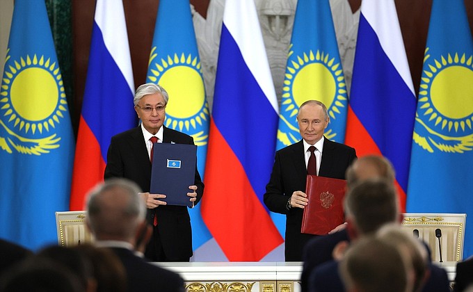 Press statements following Russia-Kazakhstan talks • President of Russia