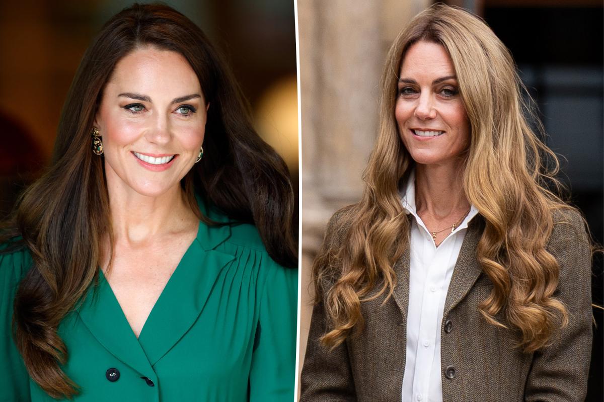 Kate Middleton reveals reason behind her blonde hair transformation