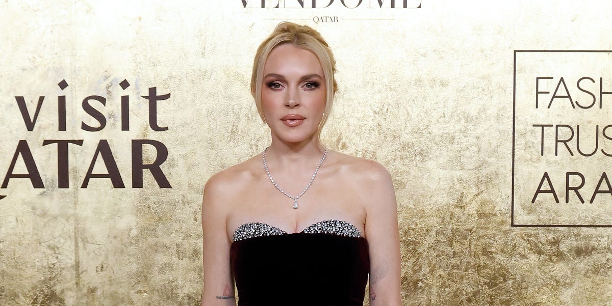 Lindsay Lohan Attends the 2025 Fashion Trust Arabia Awards