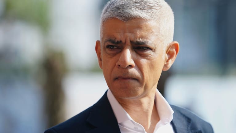 London Mayor Sadiq Khan.