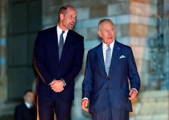 Prince William and King Charles in the UK 