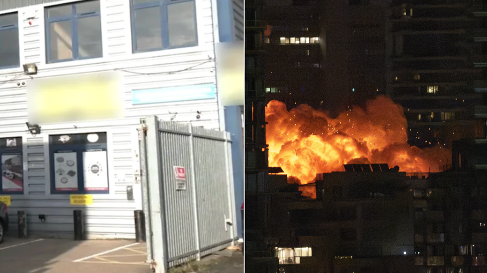 LuaLua TV studio (left), Iran bombing Israel (right)