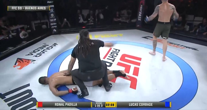Lucas Corbage knocks out Ronald Padilla at FFC 99
