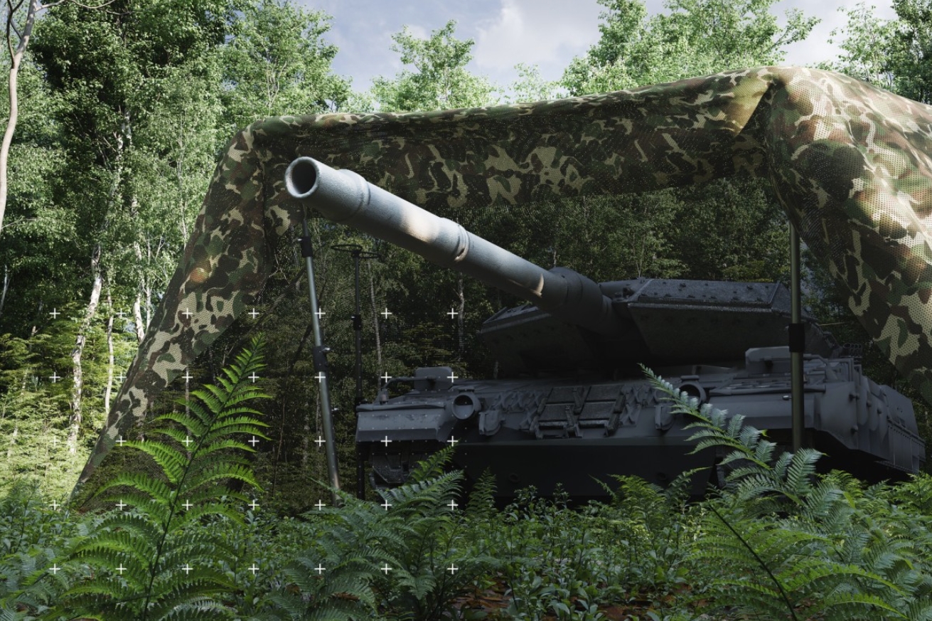 Hides Even Tanks: Germany to Order Hundreds of Thousands of Multispectral Camouflage Nets