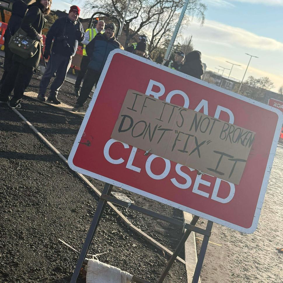 Methil road closed