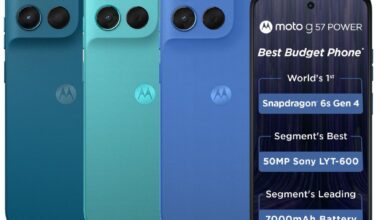 moto g57 Power with 6.7″ FHD+ 120Hz display, Snapdragon 6s Gen 4, Android 16, 7000mAh battery launched in India