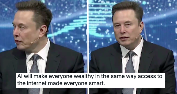 Elon Musk says that AI will 'eliminate poverty' and 'make everyone wealthy' - these 17 genuinely intelligent replies beg to differ
