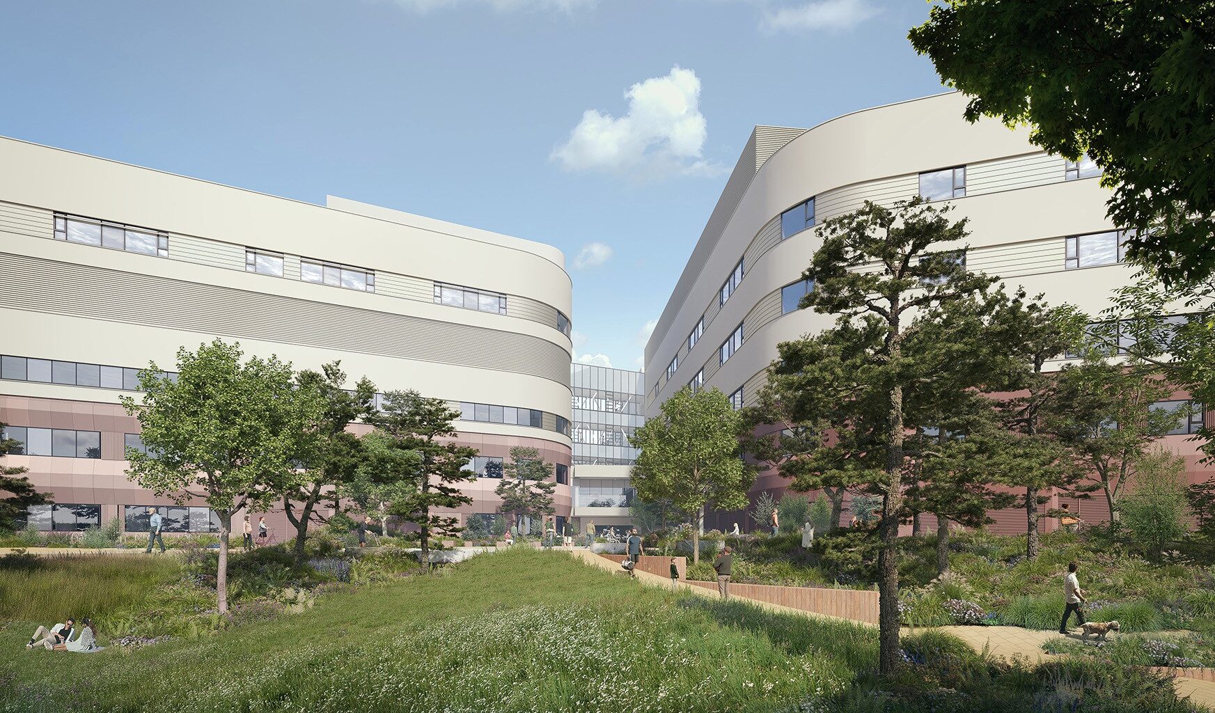 Who are the firm tasked with finally delivering the new hospital?
