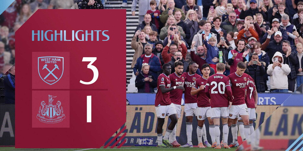 Extended Highlights | West Ham United 3-1 Newcastle United
