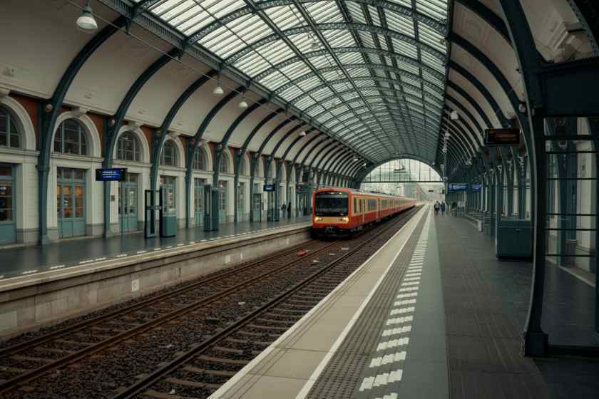 Europe train station