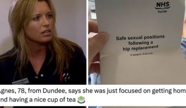 A former NHS midwife took wild umbrage with this post-op sex advice and such were the burns they might need a little treatment themselves