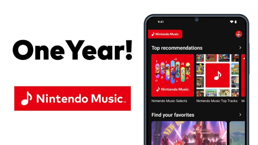 Nintendo Music - One Year