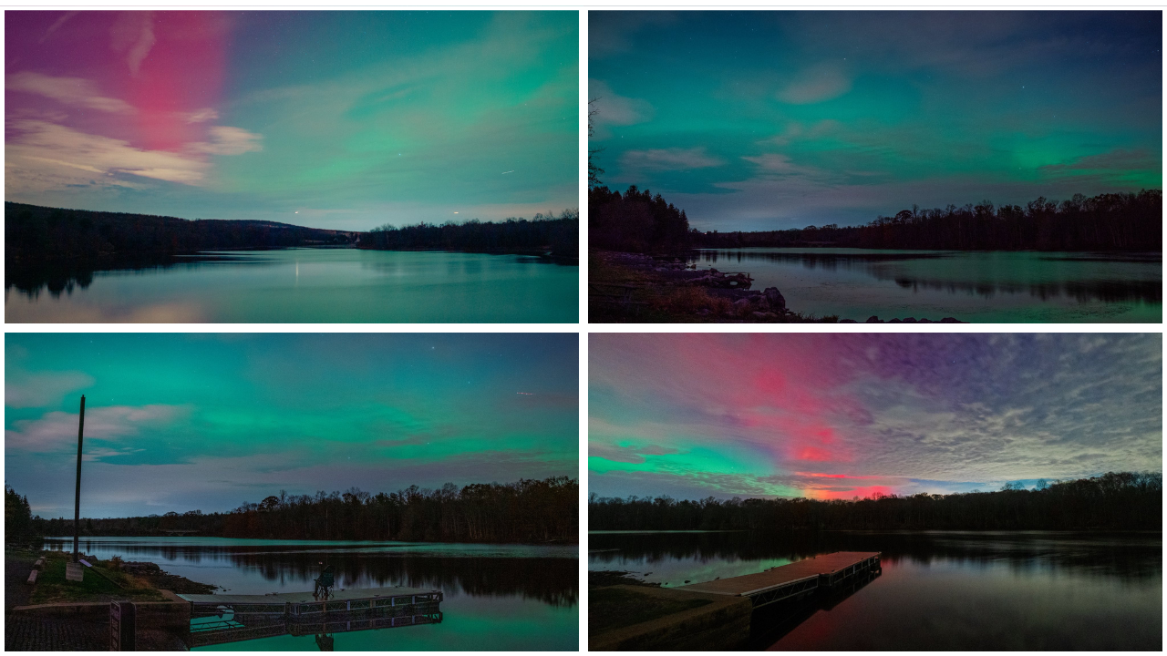 Northern lights (Picture credit: X/@nev_in_color)