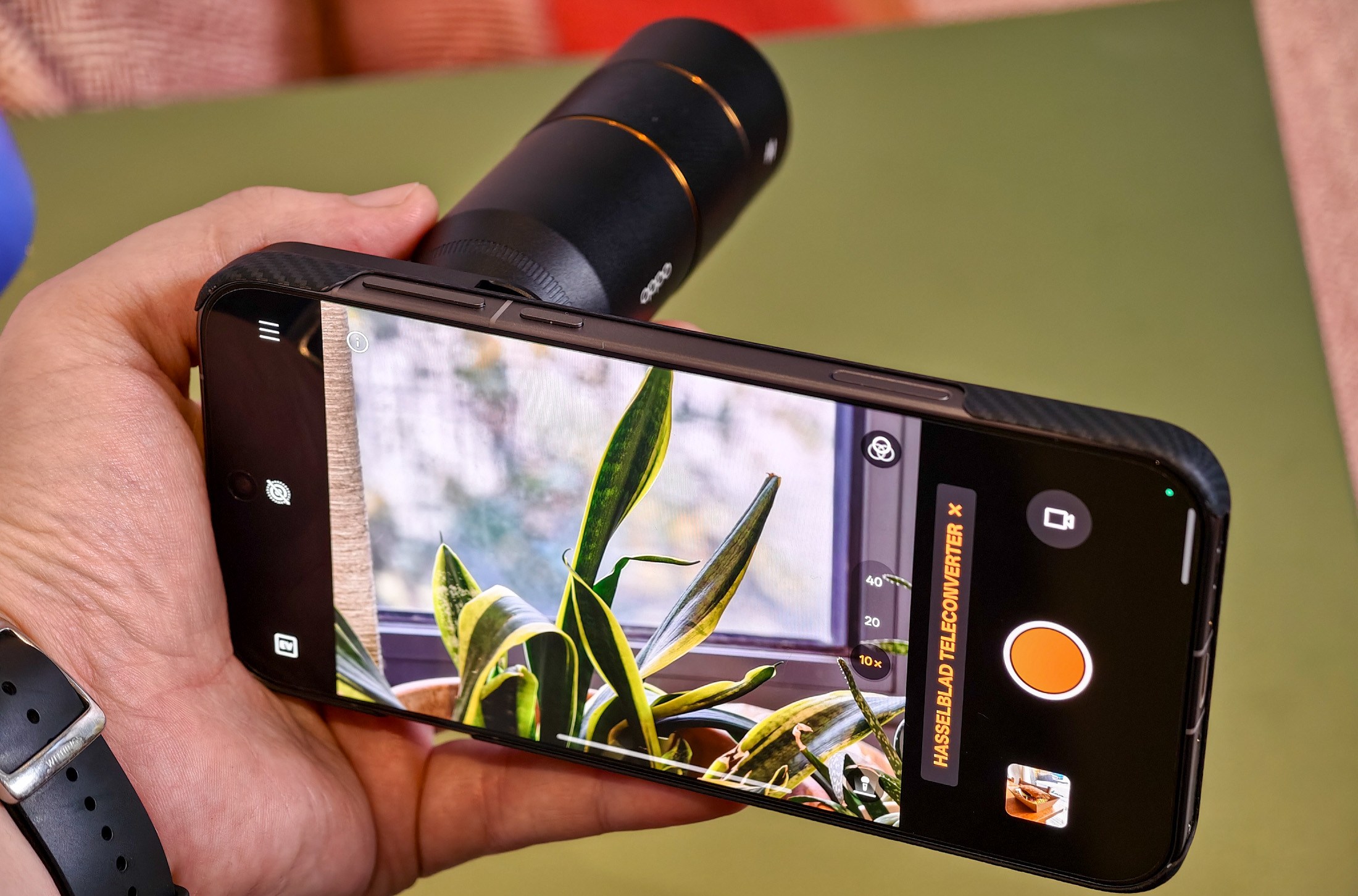 The add-on telephoto is a powerful addition, though most people won’t need it.