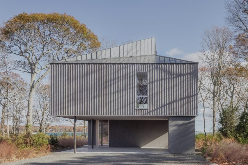 Desai Chia Architecture-designed charred wood house