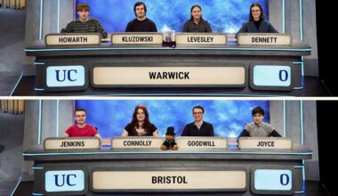 ‘Wonderfully stressful’ last round of University Challenge for Bristol