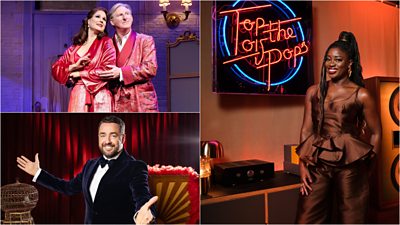 Stills from Kiss Me Kate, the Biggest Night of Musicals and Top of The Pops Review of the Year 2025