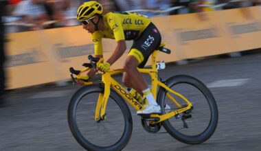 PARIS, FRANCE - JULY 28: Egan Bernal of Colombia and Team INEOS Yellow Leader Jersey / during the 106th Tour de France 2019, Stage 21 a 128km stage from Rambouillet to Paris Champs-Élysées / TDF / #TDF2019 / @LeTour / on July 28, 2019 in Paris, France. (Photo by Tim de Waele/Getty Images)