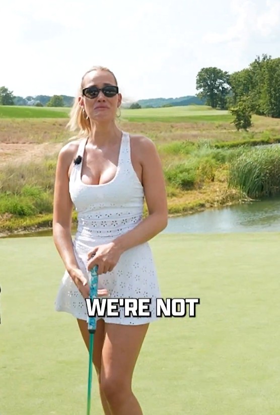 Paige Spiranac bursts into tears when accused of cheating