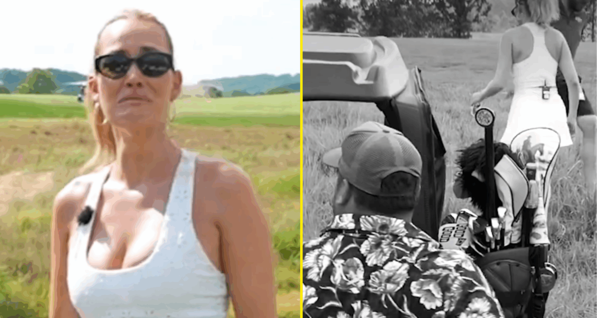 Paige Spiranac reduced to tears and walks off green after being accused of cheating in golf event