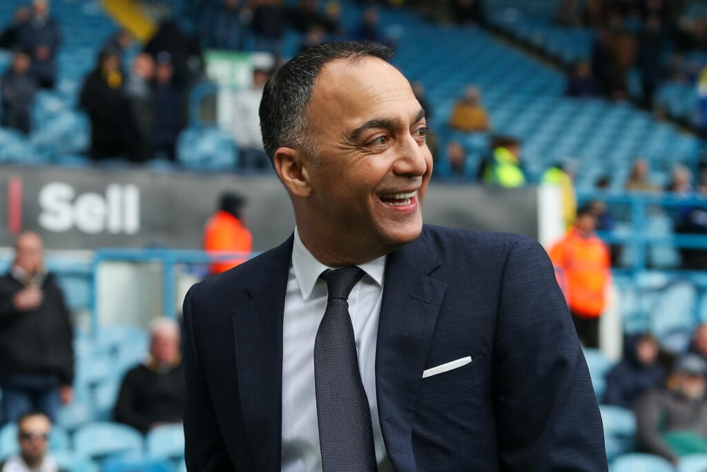Leeds United chairman and Rangers vice chairman Paraag Marathe at Elland Road
