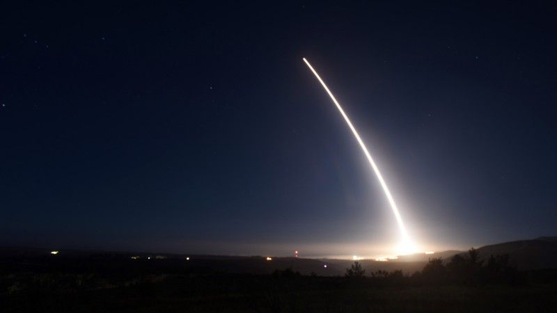 Minuteman III missile test.