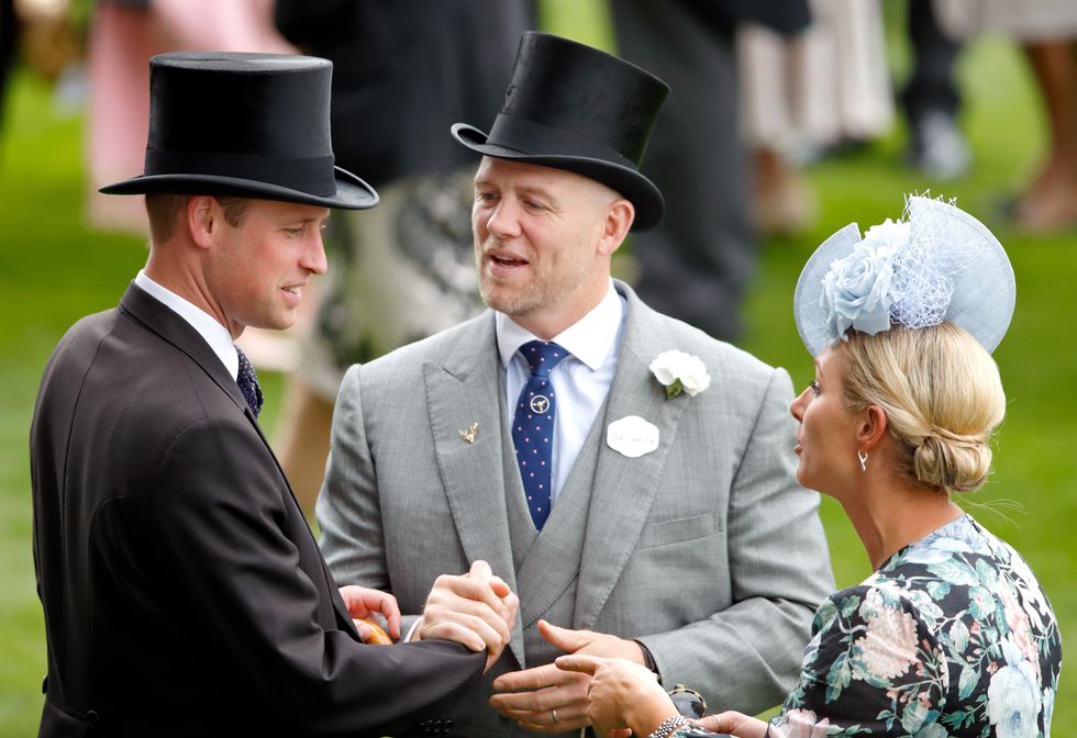 Prince William, Mike Tindall, Zara Tindall