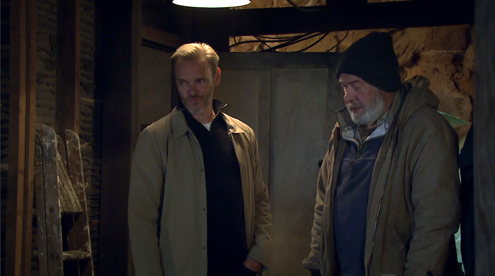 Ray Walters and Bear Wolf, Emmerdale ray walters and bear wolf, emmerdale