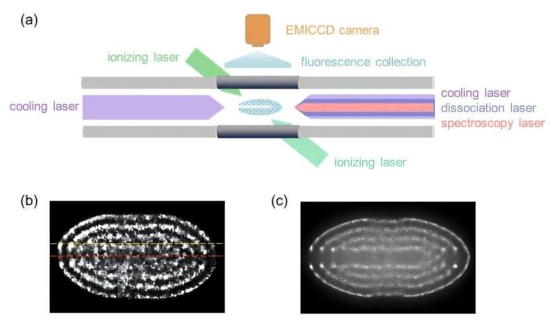 Researchers achieve record-precision vibrational-rotational spectra measurement of HD⁺ ions