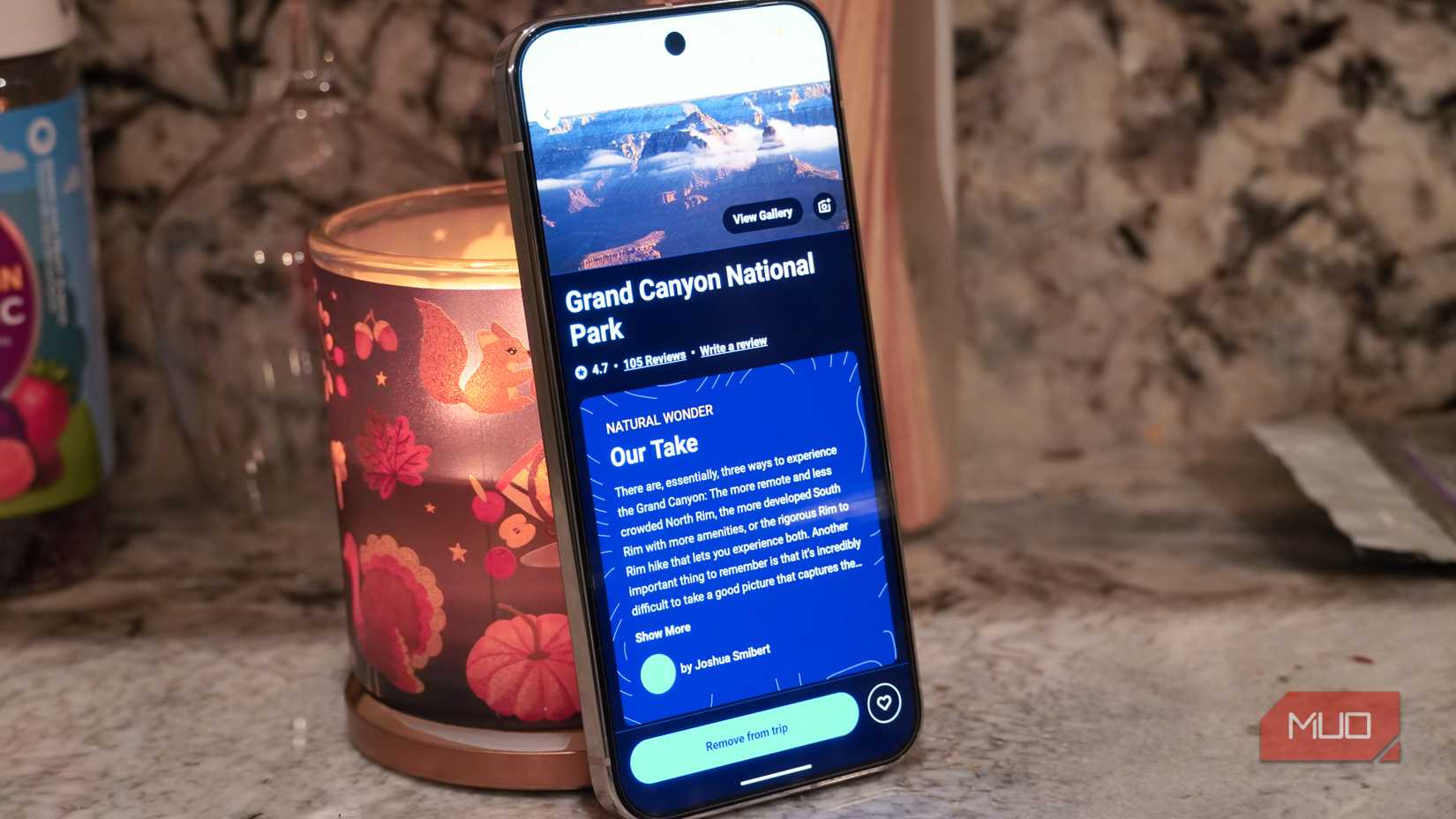A guide to Grand Canyon National Park on the Roadtrippers app.