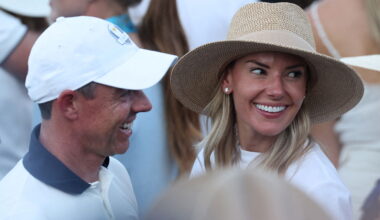 Rory McIlroy with wife Erica