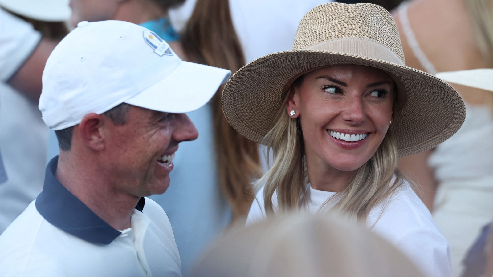 Rory McIlroy with wife Erica