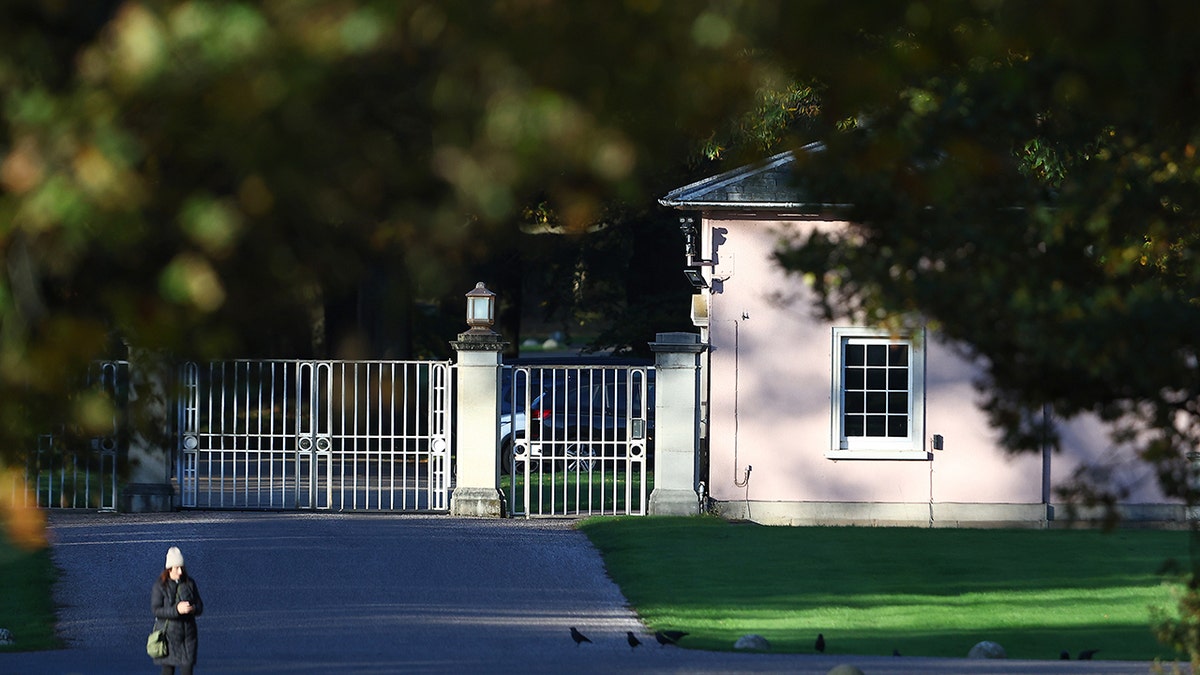 An aerial view of Royal Lodge.