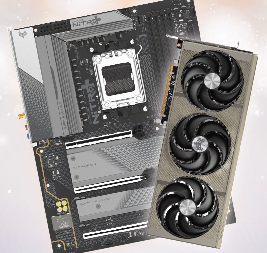 Win a Sapphire Nitro+ B580A motherboard and RX 9070 XT graphics card bundle