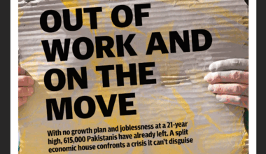 A nation out of work, and on the move