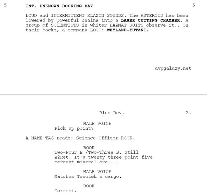  From Script to Screen: Alien: Romulus